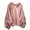 Pink, variant on Fancifize Women Oversized Long Sleeve Hoodies Sweatshirts V Neck Loose Fit Pullover Top Fall Y2K Trendy Outfits