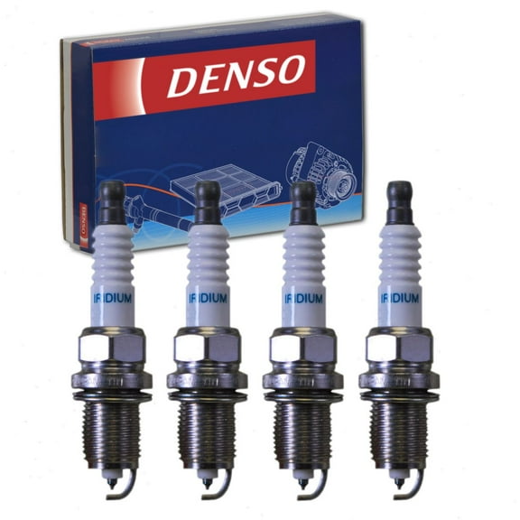 4 pc DENSO Iridium Long Life Spark Plugs compatible with Honda Civic 1.6L 1.7L L4 1998-2005