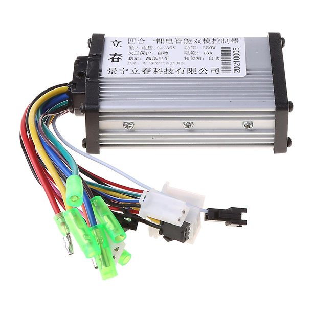 Controlador de scooter Dc 24/36v 250w Regulador sin escobillas Suministros de controlador de velocidad