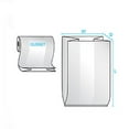 thumbnail image 2 of Gusseted Poly Bags on Roll, 4 mil, 44W X 36D X 80L inches - Roll of 35 Bags, 2 of 2
