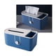 thumbnail image 5 of Caja de pañuelos multifuncional rectangular, dispensador de pañuelos faciales. Azul, 5 of 8