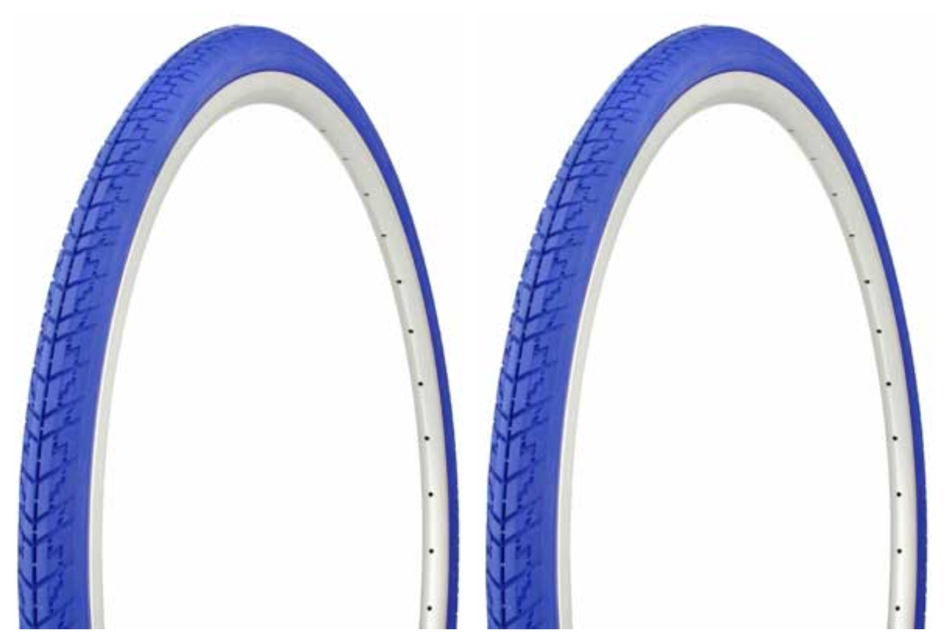 Tire set. 2 Tires. Two Tires Duro 700 x 35c Blue/Blue Side Wall HF109