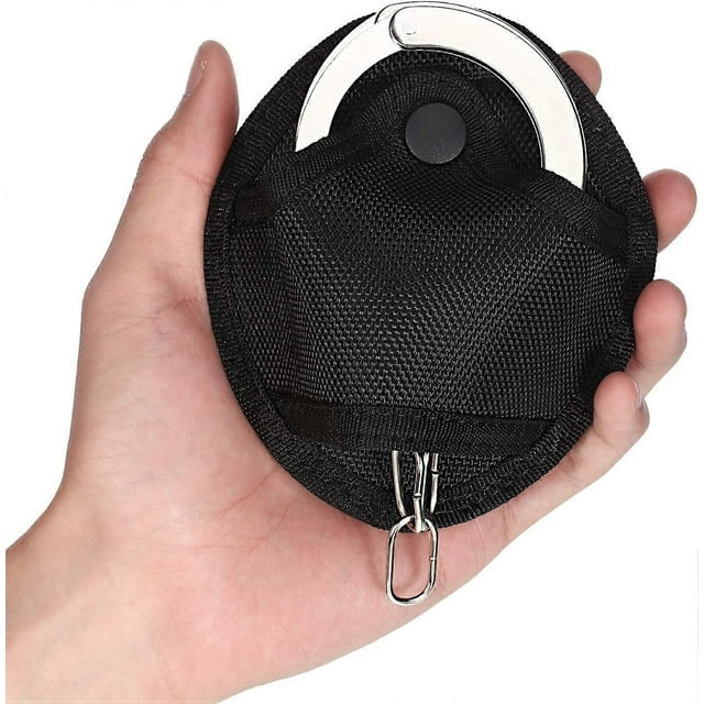 2 Packs Handcuff Cases Nylon Handcuff Holders Universal Handcuff Pouch for Most Chain or Hinged Cuffsc