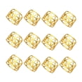 thumbnail image 1 of Toystoory Servilletero de 12 piezas, anillo de Metal para el hogar, cafetería, Bar, Hotel, restaurante, cocina, fiesta, boda, cena, soporte organizador de Almacenamiento y organización del hogar Oro Toystoory HA069502-01, 1 of 6