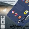 thumbnail image 7 of SaniMore EVA Kids Case for Samsung Galaxy Tab A7 10.4" 2020 (SM-T500/T505/T507), Skid-Proof Pen Slot Case for Boys Girls with Kickstand Handle Shockproof Cover for Samsung Tab A7, Navyblue, 7 of 7
