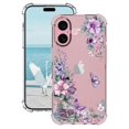 thumbnail image 1 of For iPhone 16 Case Pattern Printing Corner Protection Soft TPU Phone Cover - Style G, 1 of 5