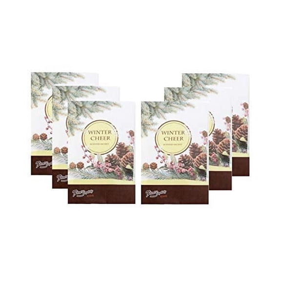 FloralSimplicity 6 Pack of Winter Cheer Scented Sachets