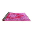 thumbnail image 2 of Ahgly Company Indoor Rectangle Medallion Pink Traditional Area Rugs, 8' x 12', 2 of 4
