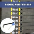 thumbnail image 3 of EcoNesxp Magnetic Counterweight Stacking Pins Counterweight Machine Plate Pins inch diameter counterweight pins, 3 of 5