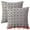 Grey, variant on Unique Bargains 2 Pack Geometric Throw Pillow Cover for Couch Bedroom Yellow