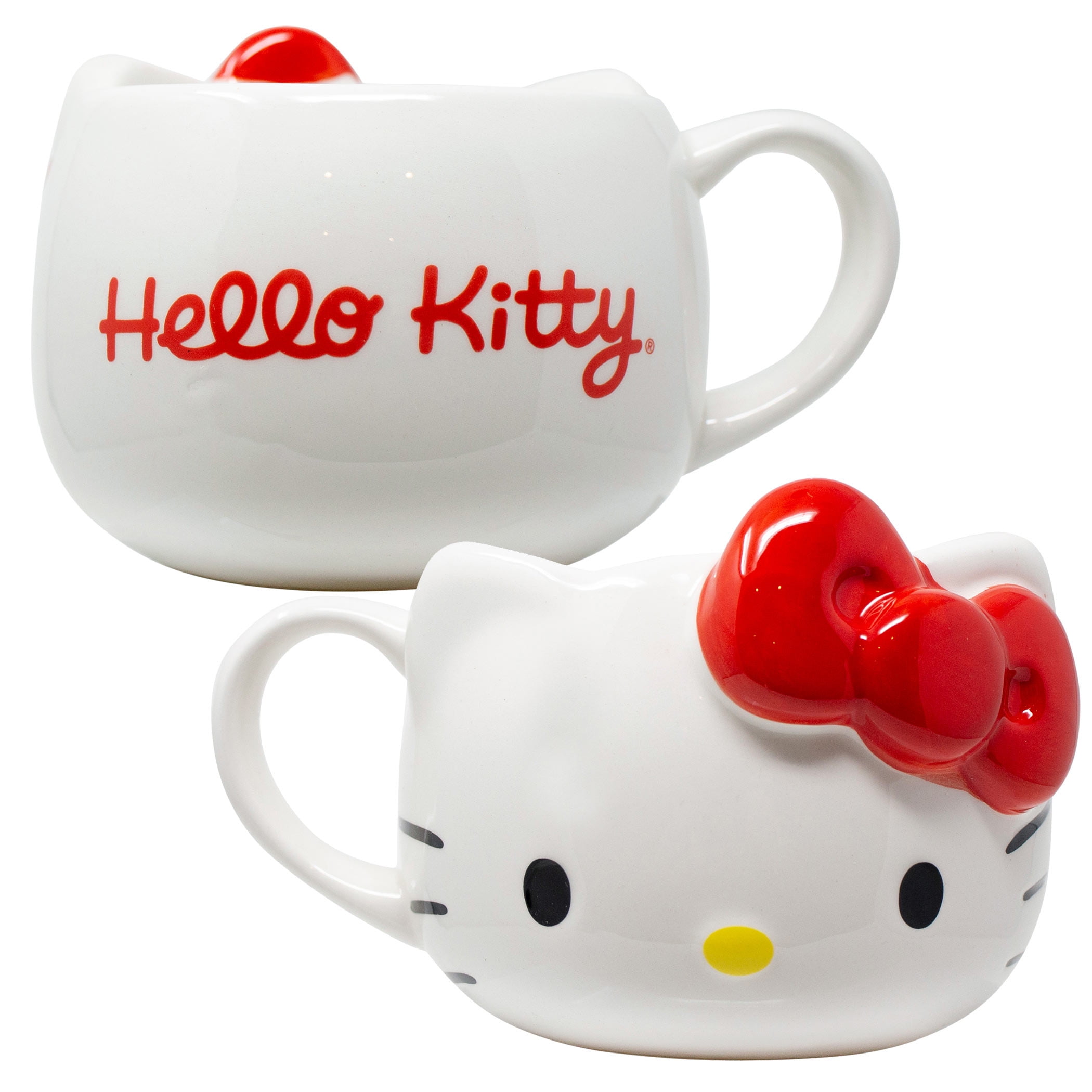 Details about   Sanrio Hello Kitty Face Die-Cut Mug 