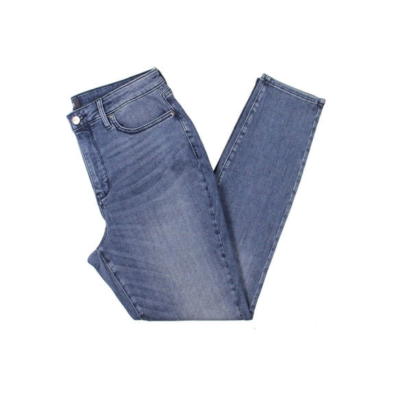 NYDJ Womens Ami Distressed High Rise Skinny Jeans