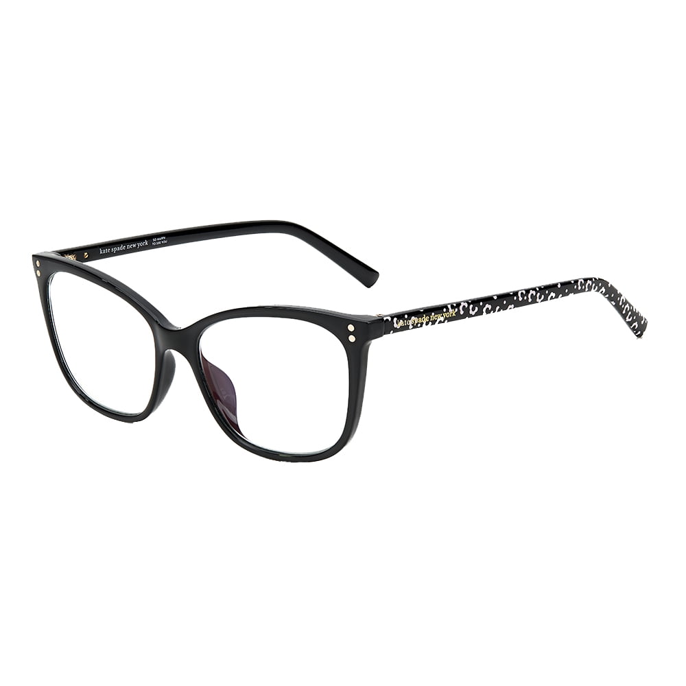Kate Spade KS Aubree Plastic Womens Cat-Eye Reading Glasses Black 53mm  Adult 