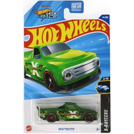 Hot Wheels Draftnator 14/250 Green X-Raycers 2/10