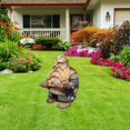thumbnail image 3 of Estatua De Vikingo Victor Enano, Estatua De Jardín, Adornos En Miniatura Para La Decoración Del Césped Del Patio Del Hogar Serendint HA035604-00, 3 of 6
