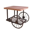 thumbnail image 2 of ACME Francie End Table in Oak & Antique Gray, 2 of 3