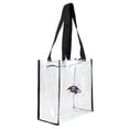 thumbnail image 1 of Littlearth Tote Unisex Para Adultos Nfl Baltimore Ravens, Transparente, Cuadrado, Para Estadio, Transparente, 11.5" X 5.5" X 11.5", 1 of 3