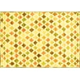 thumbnail image 1 of Ahgly Company Indoor Rectangle Southwestern Yellow Country Area Rugs, 2' x 4', 1 of 4