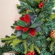 thumbnail image 5 of Flores Navideñas de Tela con Ribetes Dorados. Arreglos Florales Navideños. Decoraciones con Flores Artificiales., 5 of 6