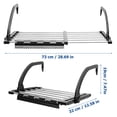 thumbnail image 3 of 4Set Laundry Rack Black Rectangular Sturdy Construction for Household Users, 3 of 9