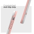 thumbnail image 5 of Encased Protective Apple iPhone 12 Case (2020 Rebel Armor) Heavy Duty Full Body Rugged Cover - White/Pink, 5 of 6