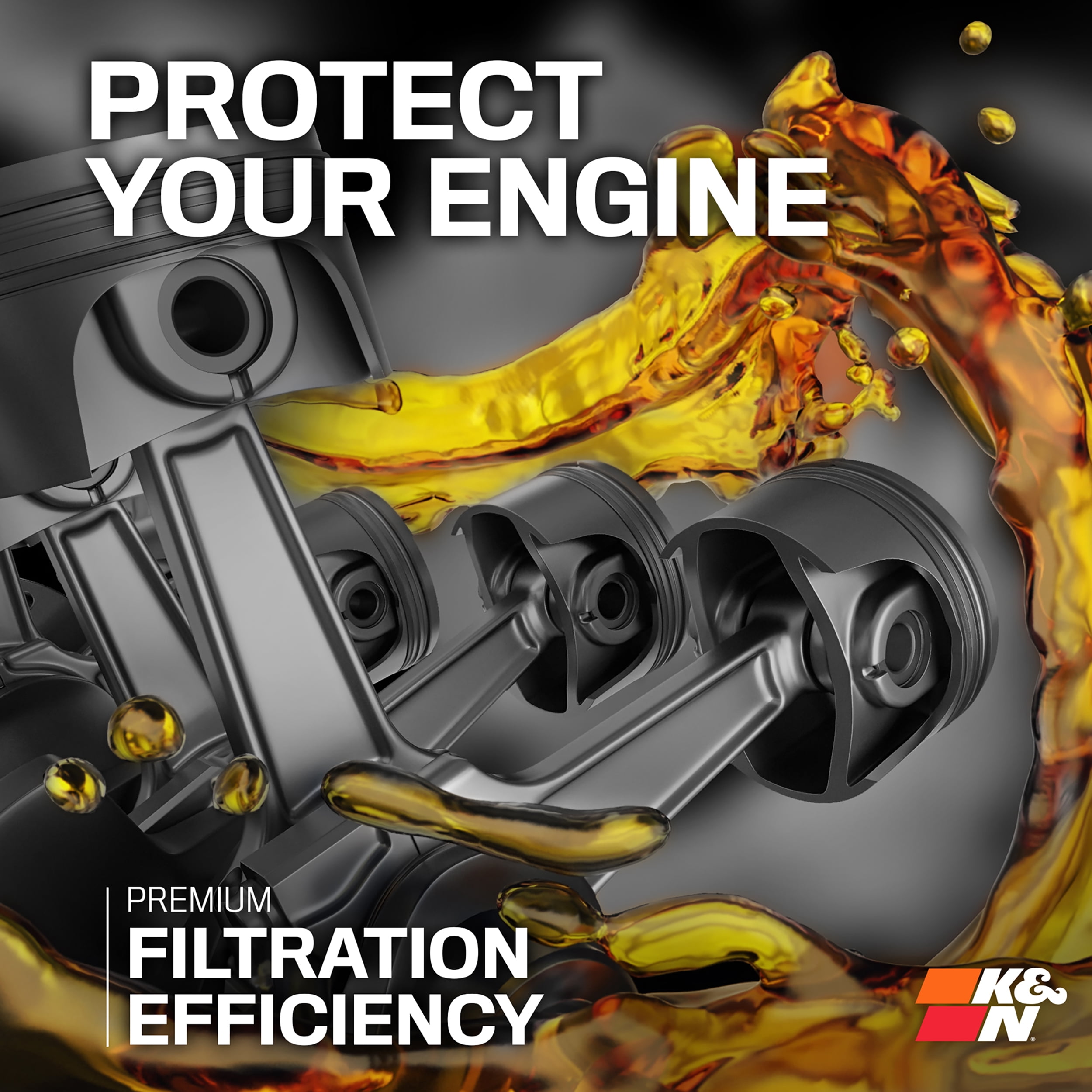 K&N Select Oil Filter: 20,000 Mile Premium Engine Protection, Higher Oil Flow Rates, Compatible with All Oils, SO-7007