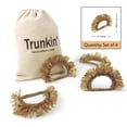 thumbnail image 2 of Fan Favorites Napkin RingColor: GoldSize: 4"x2.5"Set of 4, 2 of 9