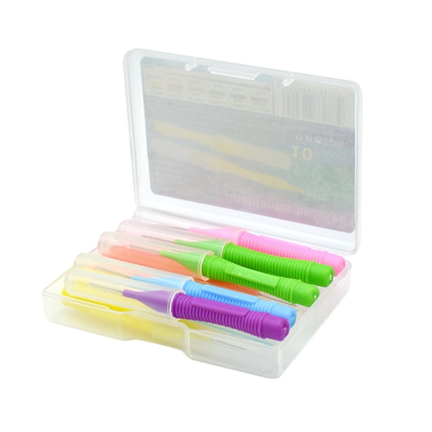 Juego de 10 cepillos interdentales para el cuidado dental (colores surtidos)