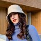 thumbnail image 4 of WINEBARGER Bucket Hat Mujer Calentador De Punto Invierno Otoño Fieltro Lana Sombrero, 4 of 4
