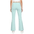 thumbnail image 5 of JIAYUE Girl's Kids Pants Casual Solid Color Corduroy High Waist Wide Leg Button Front Zipper Straight Trousers With Pockets Relaxed Fit For Children Daily Wear,5-6 Years, 5 of 6
