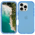 thumbnail image 6 of Allytechgroup Transparent Phone Case for Apple iPhone 16 Pro, Not-Yellowing Shockproof Anti-Scratch Without Screen Protector Case Cover for iPhone 16 Pro, Blue, 6 of 6