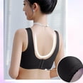 thumbnail image 6 of Bras for Women,Comfort Bra Without Underwire Push Up Seamless Sports Padded Lace Soft Stretch Bustier Medium Support Non Wired Sleep Classic Top For Everyday Yoga,Sports Bras for Women,Black,L, 6 of 8