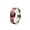 A001- Style A, variant on Wide Fashion Band, Superhero Ring, Red Enamel Band, Halloween Themed Jewelry, Hypoallergenic Stainless Steel Band, 0.5 Inch Wide Polished Finished Ring, Comfort Fit Lightweight