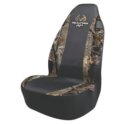 SPG Outdoors Realtree Universal Seat Cover Realtree AP Camo, Heavy-Duty Polyester, Sold Individually 