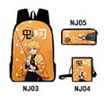 thumbnail image 1 of Mochila Dem@@2on Slayer, juego de 3 piezas: mochila para portátil con estuche para lápices y bolsa para el almuerzo., 1 of 5