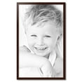 thumbnail image 2 of ArtToFrames 24" x 39" Walnut Picture Frame, 24x39 inch Brown Wood Poster Frame (WOM-4106), 2 of 8