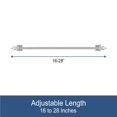 thumbnail image 4 of Barra magnética pequeña ajustable Kenney, plata satinada, 41 — 71 cm, 4 of 8