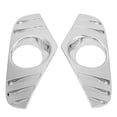 thumbnail image 1 of 2pcs Car Front Foglight Cover ABS Chrome Silver Wearproof Replacement for RAV4 2019‑2021, 1 of 5