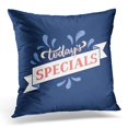 thumbnail image 1 of BSDHOME Text Today's Specials Board Modern for Cafe Restaurant Chalkboard Today Blank Calligraphic Lettering Pillow Case Pillow Cover 20x20 inch, 1 of 1