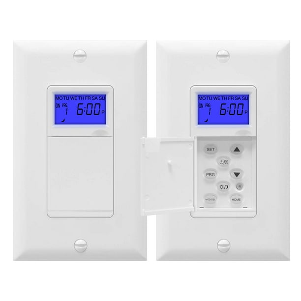 TOPGREENER Digital Astronomic Timer Switch, 7Day in Wall Programmable