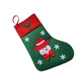 thumbnail image 1 of Ounissouiy calcetín de Navidad con temática de Navidad de gran capacidad, calcetín decorativo, tela para niños, muñeco de nieve, regalo, bolsa Kits de decoración para fiestas Ounissouiy HA068933-00, 1 of 5