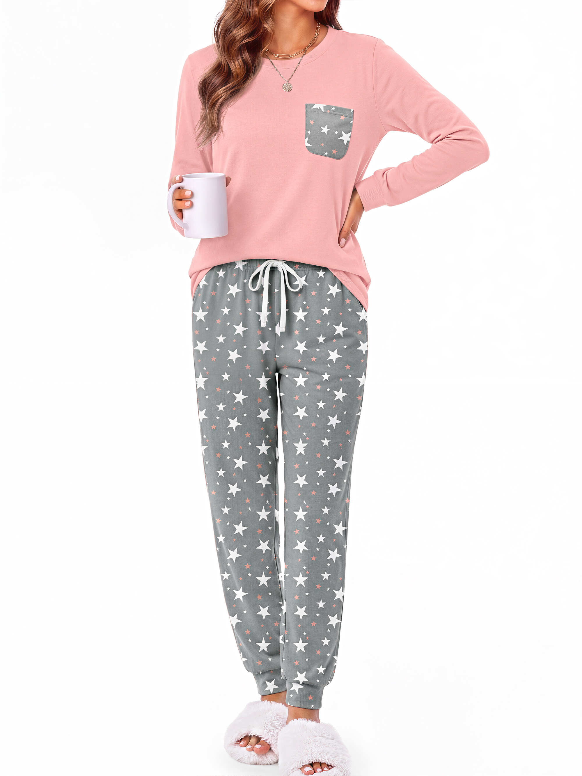 Fantaslook Women's 2-Piece Pajama Set with Joggers photo 4