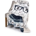thumbnail image 3 of Safdie & Co. Throw Ribbed Printed Flannel Deer Bunny, 3 of 4