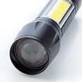 thumbnail image 4 of Mini linterna LED Zoom telescópico Lámpara de antorcha impermeable recargable USB, 4 of 5