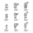 thumbnail image 4 of 120Pcs Metric Grease Fittings Kit, M6 M8 M10 45 90 Degree Hydraulic Grease Zerk Assortm_wm25, 4 of 5