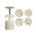 thumbnail image 6 of Milue Creative Flower Shape Mooncakes Molds Hand Press For Autumn Festival Baking, 6 of 6