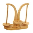 thumbnail image 1 of Rongfmy Yarn Holder Knitting Tools Practical Wooden Vertical Desktop Yarn Ball Stand Bamboo Color, 1 of 9