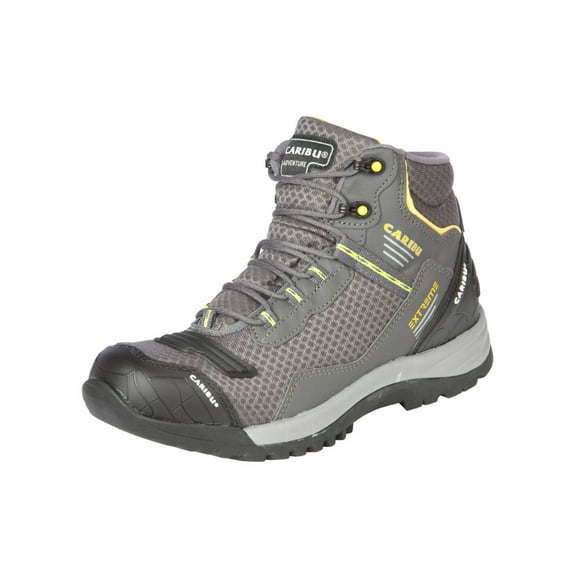 Men's Synthetic Lace-Up Soft Toe Trekking Work Shoe 'Caribu' Grey 44367