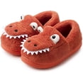 thumbnail image 2 of Kids Boys Girls Cute Cartoon Gator?Slippers?Winter Warm?Furry Animal House Shoes?Toddler?Indoor Bedroom Shoe, 2 of 6
