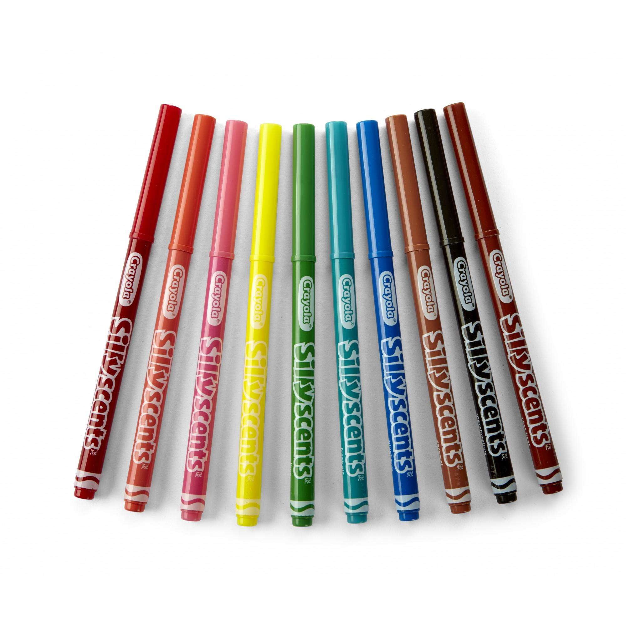 CRAYOLA STINKS! Smelling Crayola Silly Scents Markers 